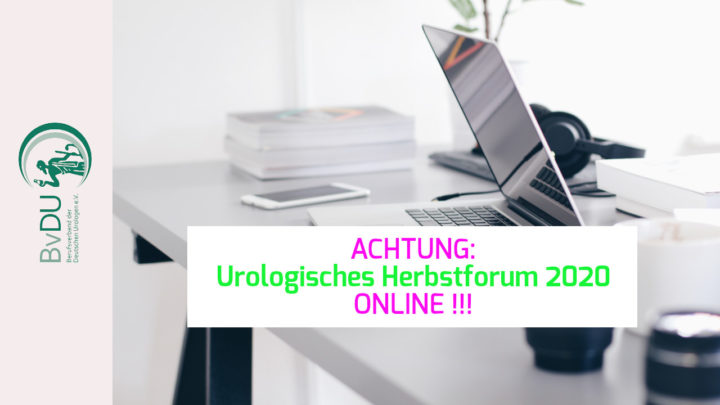 Live-Online: 5. Urologisches Herbstforum am 14.11.2020 – „Onkologie Update“