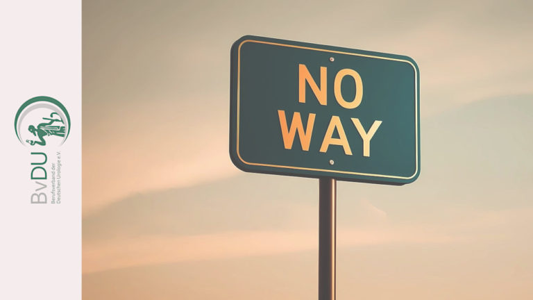 Schild mit der Aufschrift "No Way"